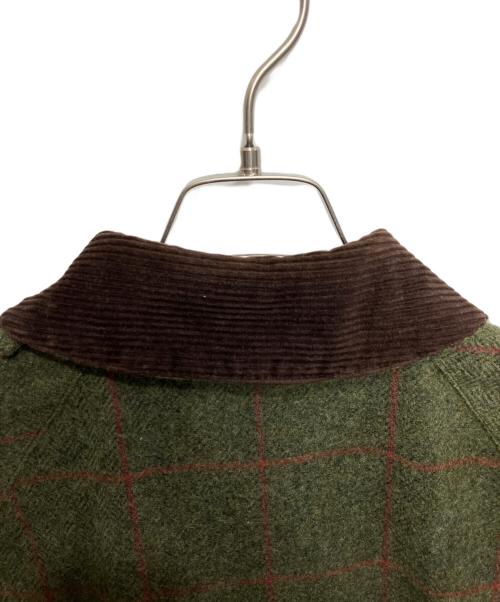 Barbour（バブアー）Barbour (バブアー) SL BEDALE WINDOWPANE WAX グリーン サイズ:34の古着・服飾アイテム