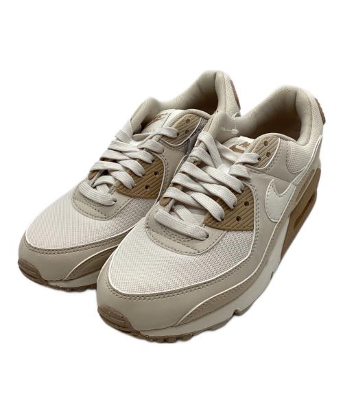 NIKE（ナイキ）NIKE (ナイキ) WMNS AIR MAX 90 ブラウン×ホワイト サイズ:24.5の古着・服飾アイテム