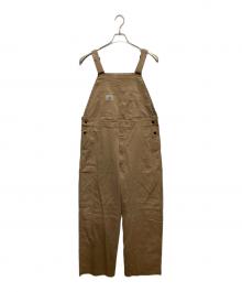 Hysteric Glamour（ヒステリックグラマー）の古着「MOTOR CITY MICHIGAN オーバーオール」｜ブラウン