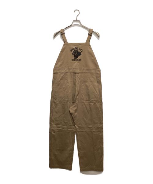 Hysteric Glamour（ヒステリックグラマー）Hysteric Glamour (ヒステリックグラマー) MOTOR CITY MICHIGAN オーバーオール ブラウン サイズ:Mの古着・服飾アイテム