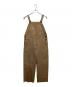 Hysteric Glamour（ヒステリックグラマー）の古着「MOTOR CITY MICHIGAN オーバーオール」｜ブラウン