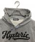 中古・古着 Hysteric Glamour (ヒステリックグラマー) TEAM LOGOジップパーカー グレー サイズ:S：15000円