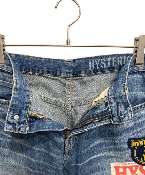 Hysteric Glamour（ヒステリックグラマー）Hysteric Glamour (ヒステリックグラマー) COVER-GIRL テーパードデニムパンツ ブルー サイズ:W29の古着・服飾アイテム