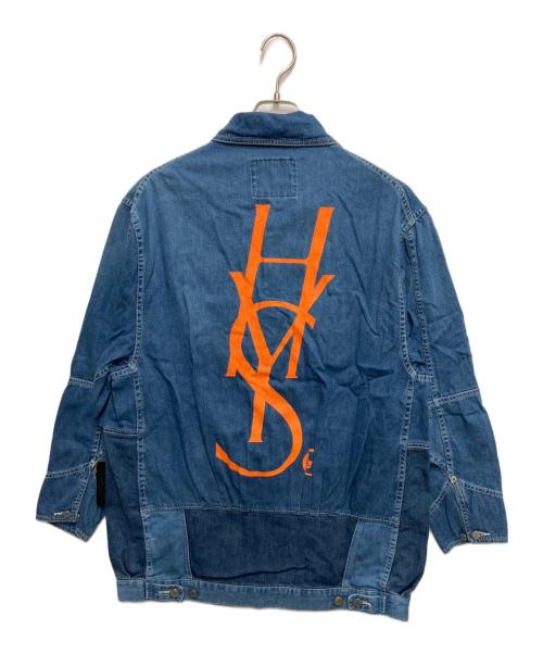Hysteric Glamour（ヒステリックグラマー）Hysteric Glamour (ヒステリックグラマー) HYS CIRCLE GIRL オーバーサイズデニムジャケット ブルー サイズ:Freeの古着・服飾アイテム