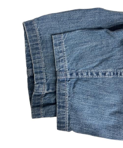 Hysteric Glamour（ヒステリックグラマー）Hysteric Glamour (ヒステリックグラマー) RED EYE FLASH刺繍 デニムチャイナジャケット ブルー サイズ:Freeの古着・服飾アイテム