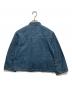 Hysteric Glamour (ヒステリックグラマー) RED EYE FLASH刺繍 デニムチャイナジャケット ブルー サイズ:Free：12000円