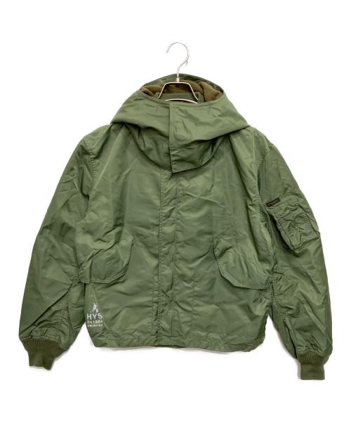 Hysteric Glamour（ヒステリックグラマー）Hysteric Glamour (ヒステリックグラマー) HYS YOUTH A-1フロートジャケット グリーン サイズ:Sの古着・服飾アイテム