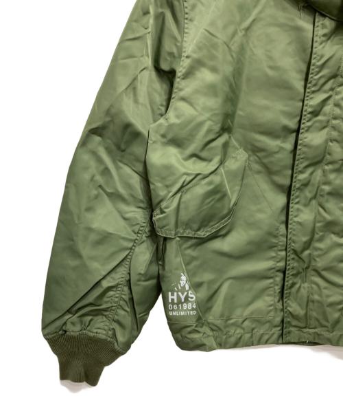 Hysteric Glamour（ヒステリックグラマー）Hysteric Glamour (ヒステリックグラマー) HYS YOUTH A-1フロートジャケット グリーン サイズ:Sの古着・服飾アイテム