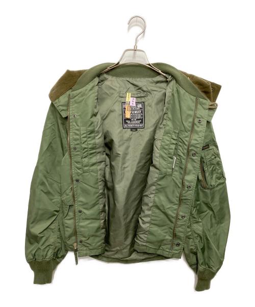 Hysteric Glamour（ヒステリックグラマー）Hysteric Glamour (ヒステリックグラマー) HYS YOUTH A-1フロートジャケット グリーン サイズ:Sの古着・服飾アイテム