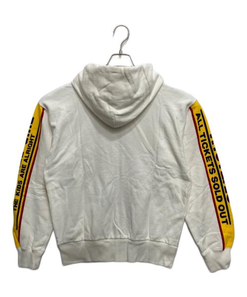 Hysteric Glamour（ヒステリックグラマー）Hysteric Glamour (ヒステリックグラマー) DIZZY&MILKYオーバーサイズパーカー ホワイト サイズ:FREEの古着・服飾アイテム