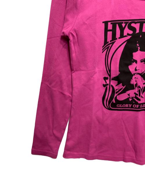 Hysteric Glamour（ヒステリックグラマー）Hysteric Glamour (ヒステリックグラマー) GLORY OF LOVEロングスリーブカットソー ピンク サイズ:FREEの古着・服飾アイテム