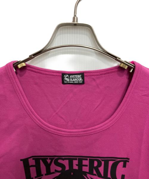 Hysteric Glamour（ヒステリックグラマー）Hysteric Glamour (ヒステリックグラマー) GLORY OF LOVEロングスリーブカットソー ピンク サイズ:FREEの古着・服飾アイテム