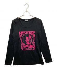 Hysteric Glamour（ヒステリックグラマー）の古着「GLORY OF LOVEロングスリーブカットソー」｜ブラック