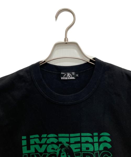 Hysteric Glamour（ヒステリックグラマー）Hysteric Glamour (ヒステリックグラマー) UNPLUGGED Tシャツ ブラック サイズ:Sの古着・服飾アイテム