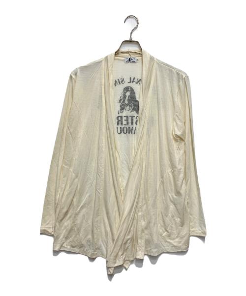 Hysteric Glamour（ヒステリックグラマー）Hysteric Glamour (ヒステリックグラマー) ウールカーディガン ホワイト サイズ:Sの古着・服飾アイテム