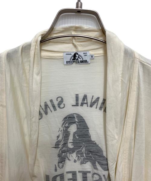 Hysteric Glamour（ヒステリックグラマー）Hysteric Glamour (ヒステリックグラマー) ウールカーディガン ホワイト サイズ:Sの古着・服飾アイテム