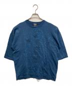 Hysteric Glamourヒステリックグラマー）の古着「GUITAR GIRL刺繍 プルオーバーニット」｜ブルー