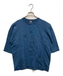 Hysteric Glamour（ヒステリックグラマー）の古着「GUITAR GIRL刺繍 プルオーバーニット」｜ブルー