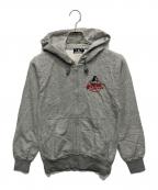 Hysteric Glamourヒステリックグラマー）の古着「BULLET TYPE WOMANジップパーカー」｜グレー