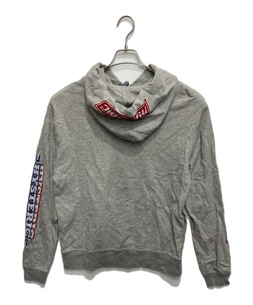 Hysteric Glamour（ヒステリックグラマー）Hysteric Glamour (ヒステリックグラマー) VIXEN GIRL プリント パーカー グレー サイズ:FREEの古着・服飾アイテム