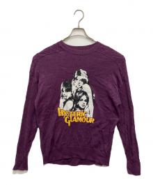 Hysteric Glamour（ヒステリックグラマー）の古着「HYSTERIC SOCIAL CLUBプルオーバー」｜パープル