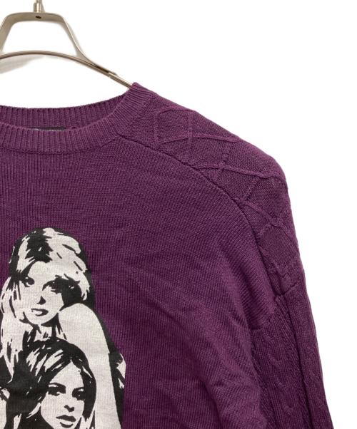 Hysteric Glamour（ヒステリックグラマー）Hysteric Glamour (ヒステリックグラマー) HYSTERIC SOCIAL CLUBプルオーバー パープル サイズ:FREEの古着・服飾アイテム