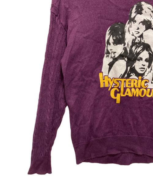 Hysteric Glamour（ヒステリックグラマー）Hysteric Glamour (ヒステリックグラマー) HYSTERIC SOCIAL CLUBプルオーバー パープル サイズ:FREEの古着・服飾アイテム
