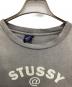 中古・古着 stussy (ステューシー) オールドプリントTシャツ グレー サイズ:L：7000円