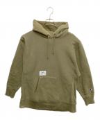 Champion REVERSE WEAVE×WTAPSチャンピオン リバース ウィーブ×ダブルタップス）の古着「Academy Hooded」｜カーキ