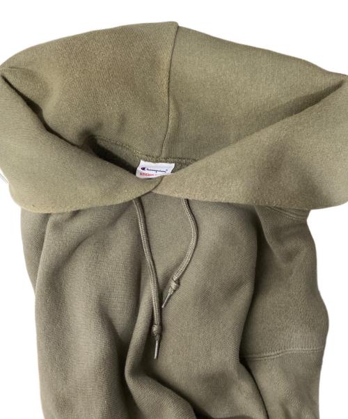 Champion REVERSE WEAVE（チャンピオン リバース ウィーブ）Champion REVERSE WEAVE (チャンピオン リバース ウィーブ) WTAPS (ダブルタップス) Academy Hooded カーキ サイズ:Lの古着・服飾アイテム