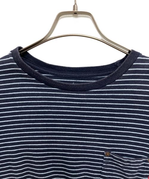 stussy（ステューシー）stussy (ステューシー) ポケットTシャツ ブルー サイズ:XLの古着・服飾アイテム