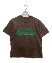sacai（サカイ）の古着「Flock Print T-Shirt」｜ブラウン