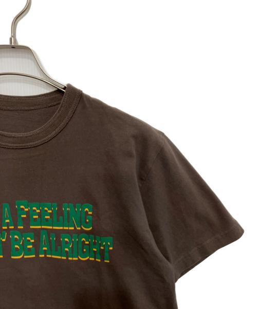 sacai（サカイ）sacai (サカイ) Flock Print T-Shirt ブラウン サイズ:2の古着・服飾アイテム