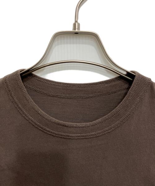 sacai（サカイ）sacai (サカイ) Flock Print T-Shirt ブラウン サイズ:2の古着・服飾アイテム