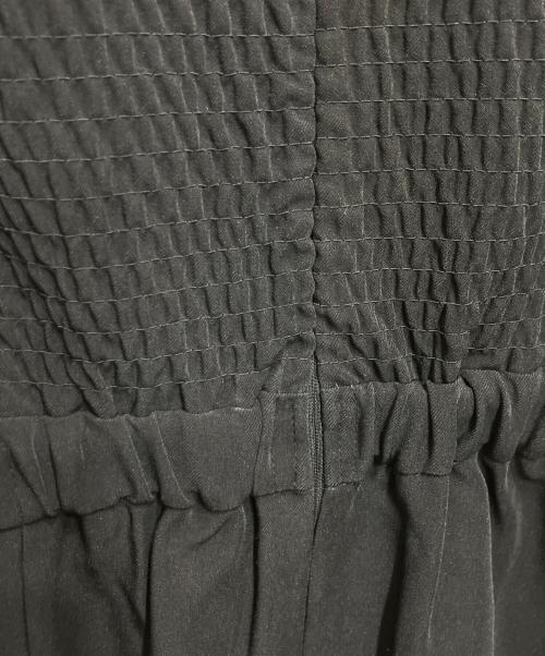 darich（ダーリッチ）darich (ダーリッチ) ドットフレアミディワンピース ブラック サイズ:freeの古着・服飾アイテム