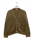 Y's for menワイズフォーメン）の古着「オールドVネックカーディガン」｜オリーブ