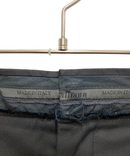 JOHN GALLIANO（ジョンガリアーノ）JOHN GALLIANO (ジョンガリアーノ) ウエストデザイントラウザーパンツ ブラック サイズ:46の古着・服飾アイテム