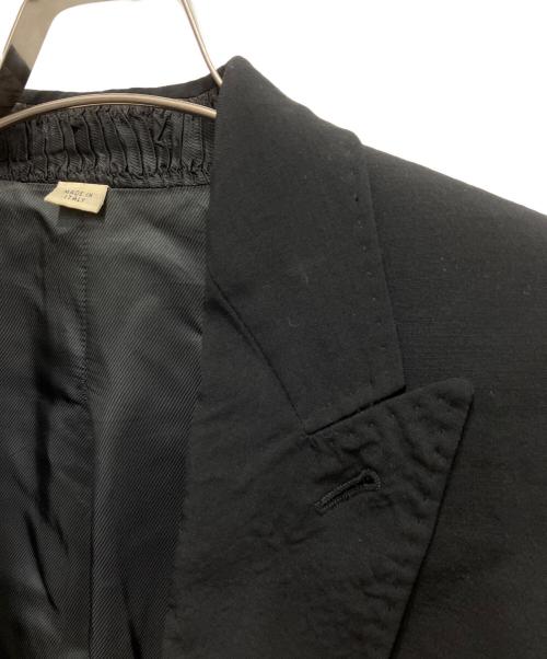JOHN GALLIANO（ジョンガリアーノ）JOHN GALLIANO (ジョンガリアーノ) バックロゴテーラードジャケット ブラック サイズ:44の古着・服飾アイテム
