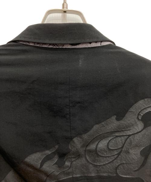 JOHN GALLIANO（ジョンガリアーノ）JOHN GALLIANO (ジョンガリアーノ) バックロゴテーラードジャケット ブラック サイズ:44の古着・服飾アイテム