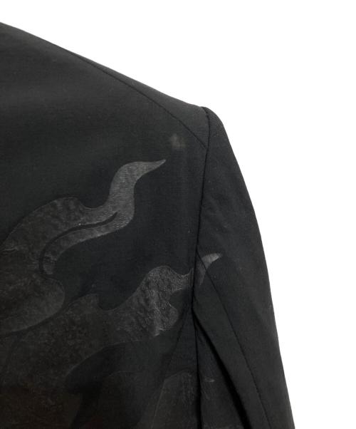 JOHN GALLIANO（ジョンガリアーノ）JOHN GALLIANO (ジョンガリアーノ) バックロゴテーラードジャケット ブラック サイズ:44の古着・服飾アイテム