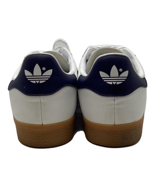 adidas（アディダス）adidas (アディダス) GAZELLE ホワイト×ネイビー サイズ:26の古着・服飾アイテム
