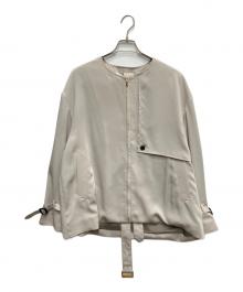 CULLNI（クルニ）の古着「ノーカラートレンチジャケット」｜ベージュ