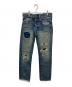 Denim & Supply Ralph Lauren（デニム＆サプライ ラルフローレン）の古着「ダメージ加工デニムパンツ」｜インディゴ