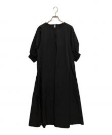 FREAK'S STORE×Thousand Mile（フリークスストア×サウザンドマイル）の古着「パフスリーブワンピース」｜ブラック