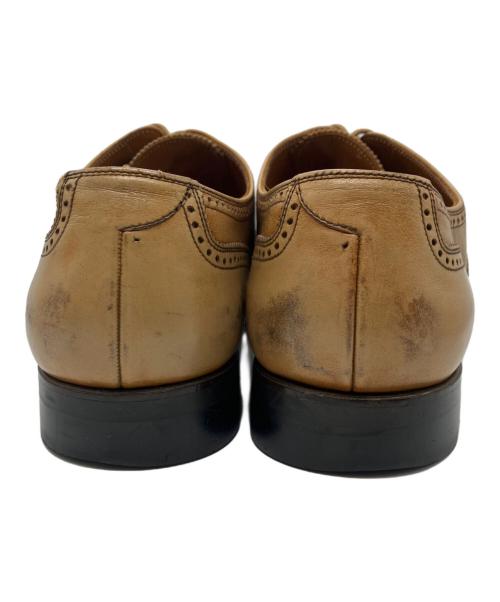 SCOTCH GRAIN（スコッチグレイン）SCOTCH GRAIN (スコッチグレイン) ウィングチップシューズ ベージュ サイズ:25 1/2の古着・服飾アイテム