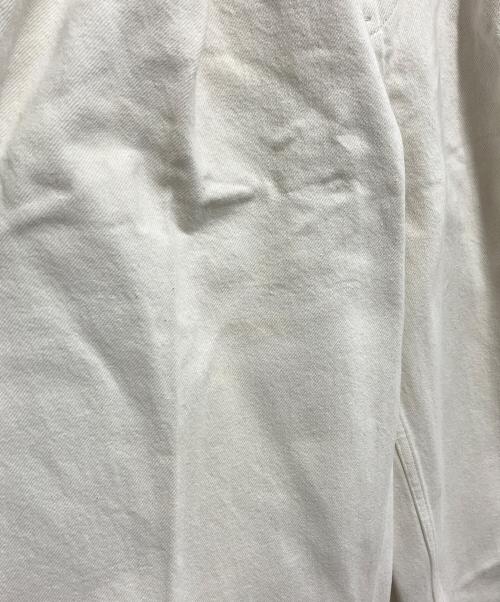saby（サバイ）saby (サバイ) TUCK BAGGY Bingo Denim ホワイト サイズ:Sの古着・服飾アイテム