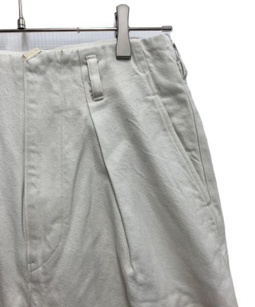 saby（サバイ）saby (サバイ) TUCK BAGGY Bingo Denim ホワイト サイズ:Sの古着・服飾アイテム