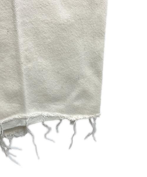 saby（サバイ）saby (サバイ) TUCK BAGGY Bingo Denim ホワイト サイズ:Sの古着・服飾アイテム