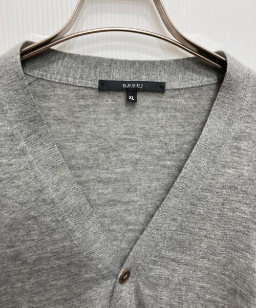GUCCI（グッチ）GUCCI (グッチ) カシミヤカーディガン グレー サイズ:不明の古着・服飾アイテム
