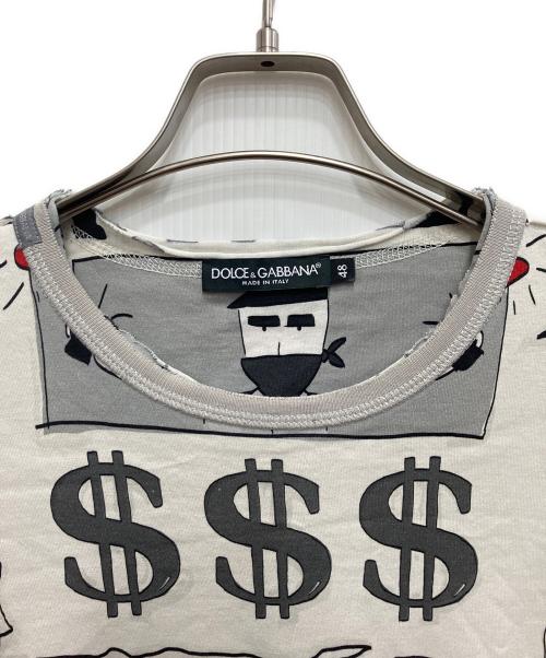 DOLCE & GABBANA（ドルチェ＆ガッバーナ）DOLCE & GABBANA (ドルチェ＆ガッバーナ) 総柄Tシャツ ホワイト サイズ:48の古着・服飾アイテム